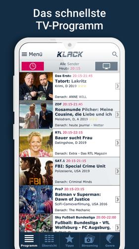 Klack Fernseh Tv Programm Fur Android Apk Herunterladen
