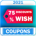 Coupons For Wish آئیکن