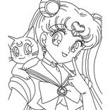Sailor Moon 착색