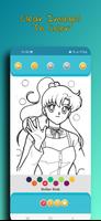 Livre de coloriage Sailor Moon capture d'écran 3