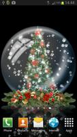 Snow Globe Christmas Tree LWP Affiche