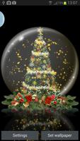 Snow Globe Christmas Tree LWP capture d'écran 2
