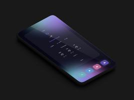 Prostolight KLWP theme imagem de tela 2