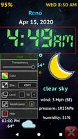 Weather Night Dock v2 Free تصوير الشاشة 1