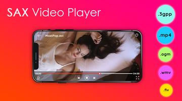 SAX Video Player - All Format HD Video Player 2020 โปสเตอร์