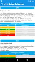 Calculator  BMI and BAI تصوير الشاشة 1