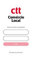 CTT Comércio Local Comerciante الملصق
