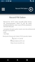 Record FM Gabon تصوير الشاشة 3