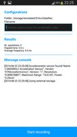 Accelerometer Data Recorder Screenshot 1