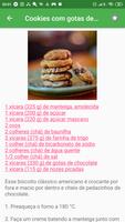 Receitas de Biscoito de chocolate grátis captura de pantalla 1