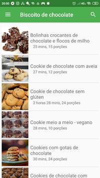 Receitas de Biscoito de chocolate grátis screenshot 2