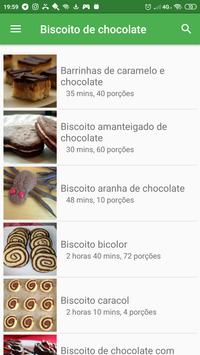 Receitas de Biscoito de chocolate grátis screenshot 3