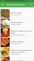 Receitas sem lactose Cartaz