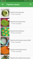 Receitas para bebês grátis em portuguesas offline screenshot 1