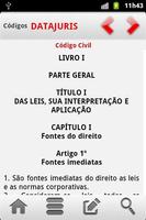 Código Civil Português capture d'écran 2