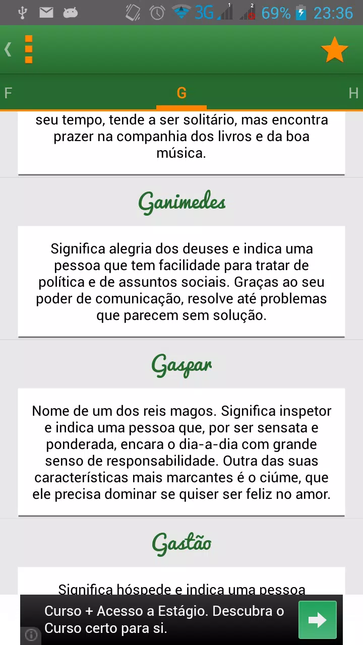 Origem e Significado dos Nomes APK for Android Download