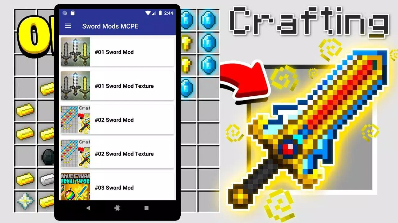 Sword MOD for MineCraft PE APK for Android Download