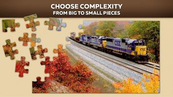 Trains Jigsaw Puzzle Free ポスター