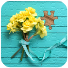 Flower Jigsaw Puzzle Free أيقونة