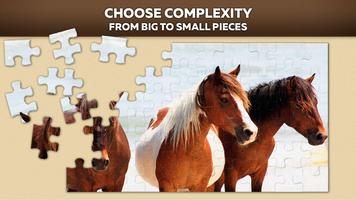 Horse jigsaw puzzles পোস্টার