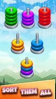 Hoop Sort Puzzle: Color Game screenshot 1