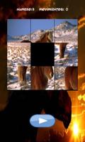 Horses Puzzle, find out which one is hidden. الملصق