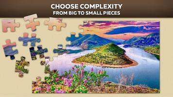 Nature and landscape jigsaw puzzles پوسٹر