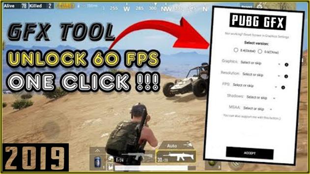 Gfx Tool For Pubg Game!    Booster 60fps No Ban For Android Apk - gfx tool for pubg game booster 60fps no ban screenshot 2