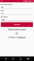 Skill Calculator for PUBG Ekran Görüntüsü 1