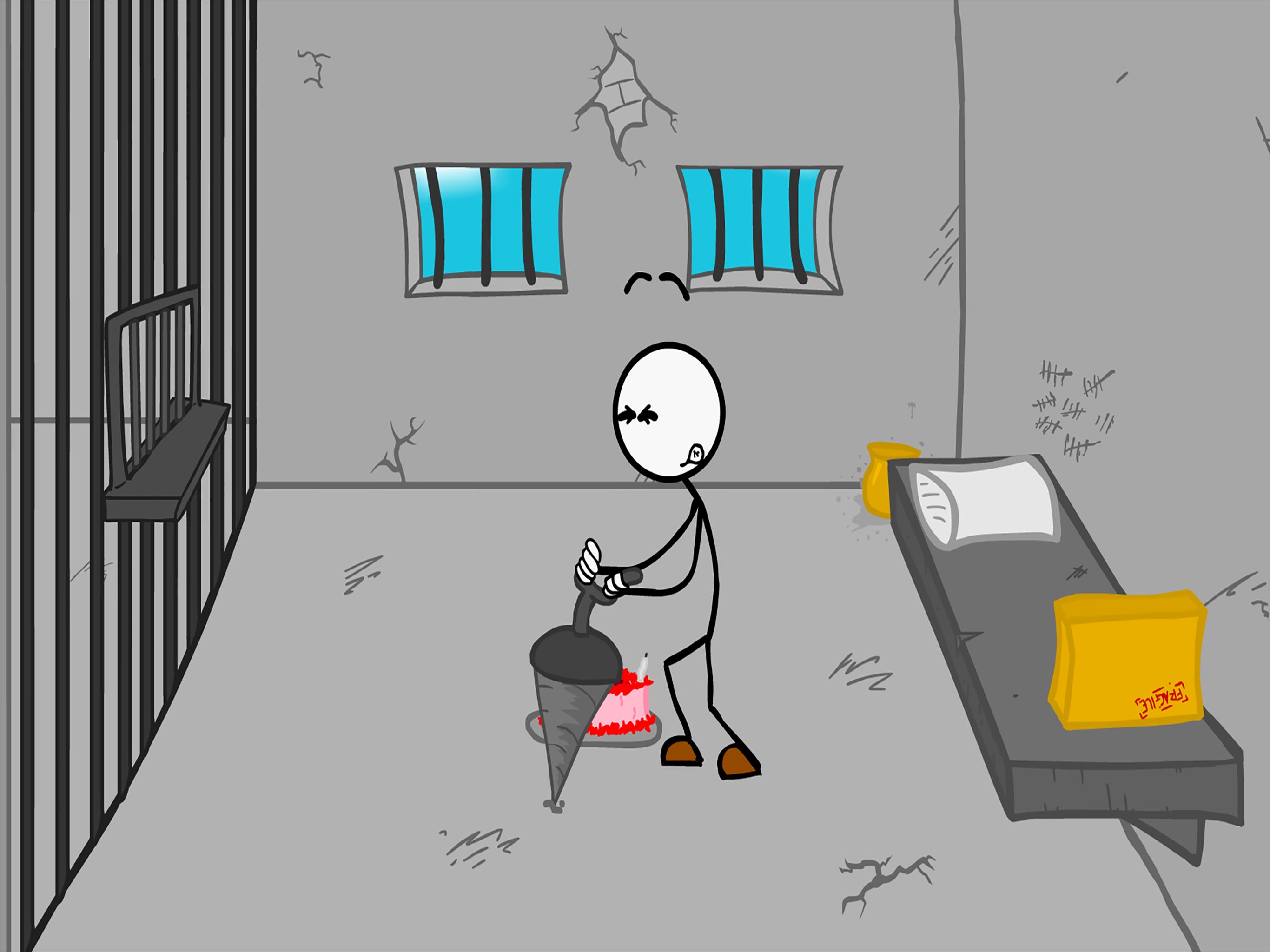 Папа играет в побег. Escaping the Prison. Сыграем в игру побег из тюрьмы Веселые приключения. Prison funny. Stickman Jailbreak Escape 9.