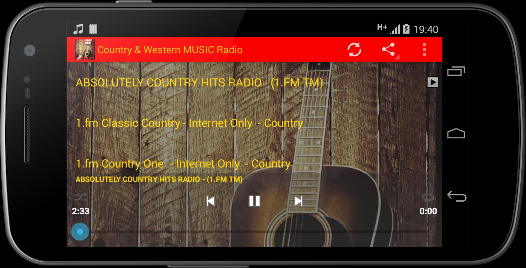 Country & Western MUSIC Radio Для Андроид - Скачать APK
