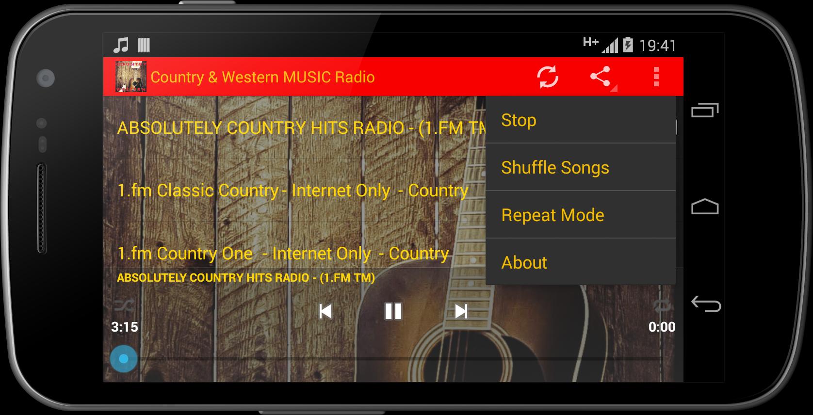 Country & Western MUSIC Radio Для Андроид - Скачать APK