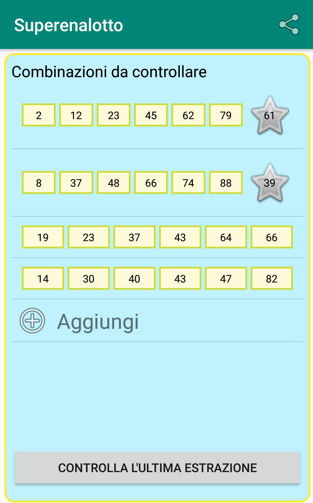 Superenalotto Controllo Vincite For Android Apk Download