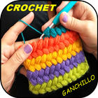 DIY Crochet passo a passo e fácil crochet ícone