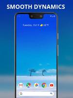 Pure blue sky trees live wallpaper screenshot 1