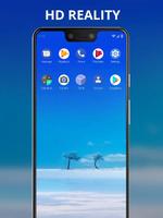 Pure blue sky trees live wallpaper screenshot 2