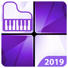 Piano púrpura icono