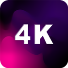 Fonds d'écran violets 4K icône