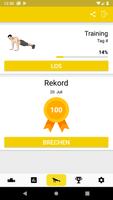 Push-ups - 21 Tage Challenge Plakat