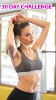 Push-Up workout at home women  poster