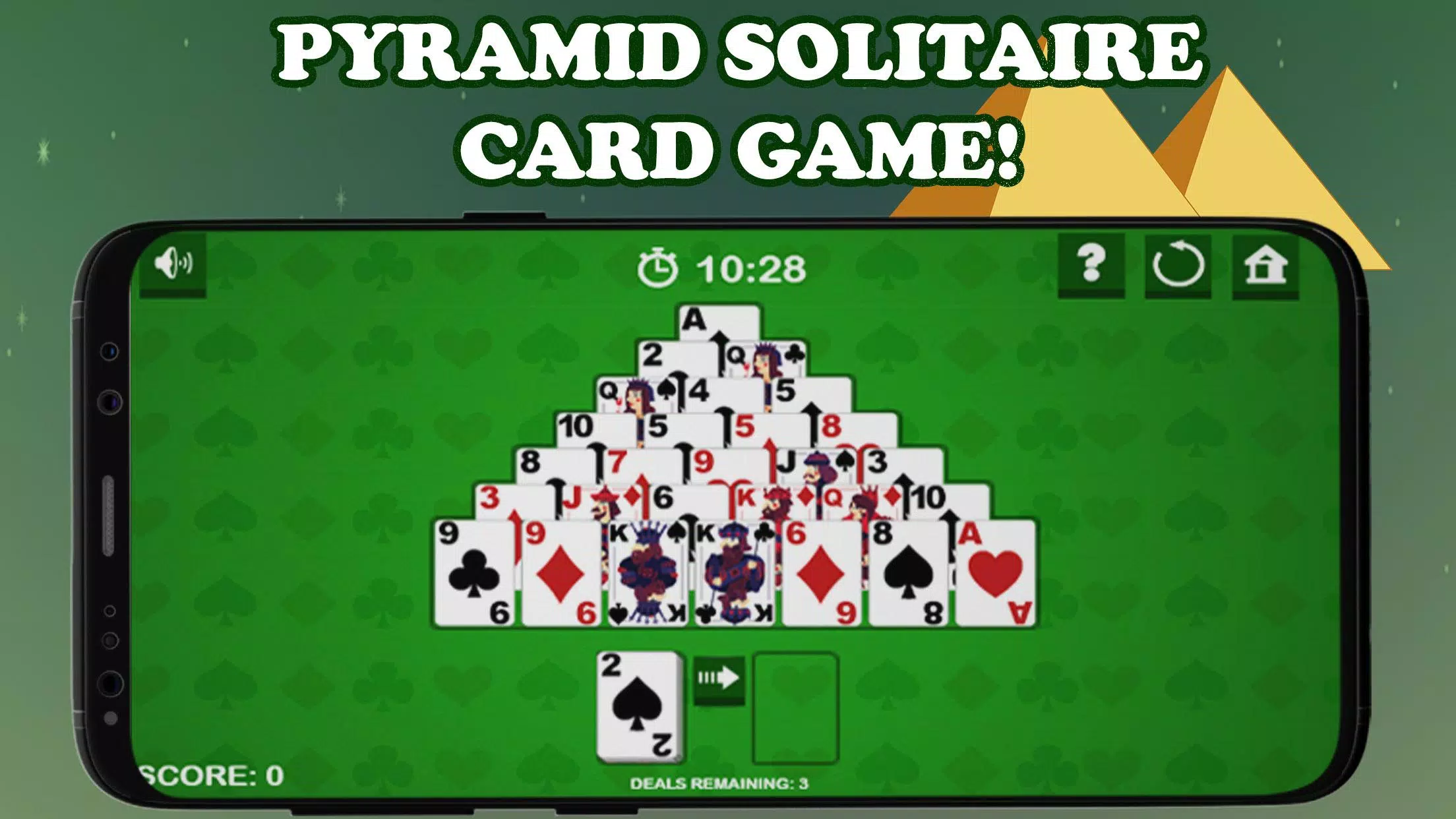 Pyramid Solitaire King - Play offline Free Download