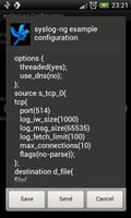 syslog-ng configurator captura de pantalla 1