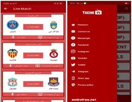 برنامه‌نما Score تلفاز ياسين عکس از صفحه