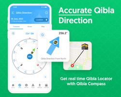 Qibla Compass: Qibla Direction poster
