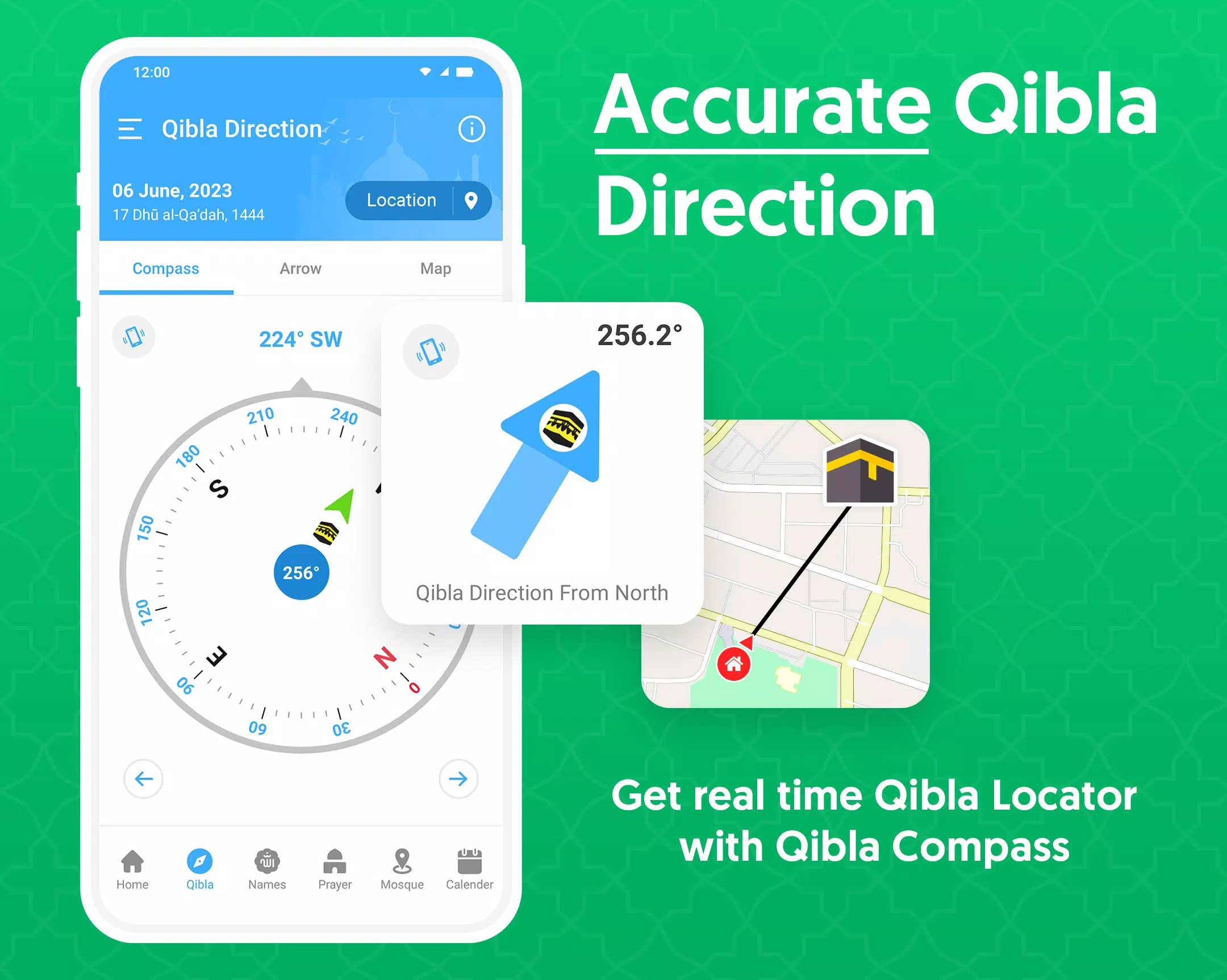 Bussola Qibla: mecca direzione APK per Android Download