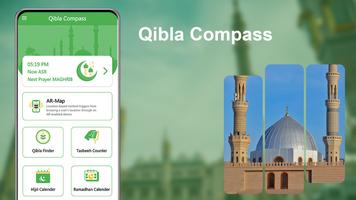 Qibla Finder, Prayer Time Azan poster