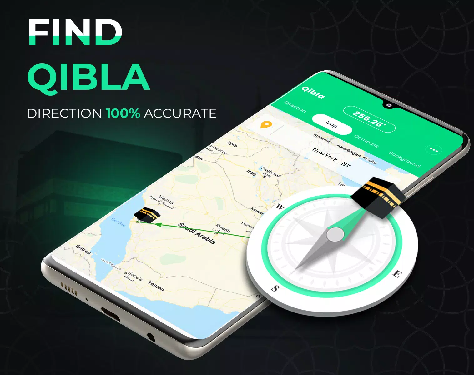 Qibla Finder Compass: Qibla Find Direction (Kaaba) APK pour Android  Télécharger