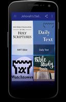 Jehovah's Daily Text NWT Bible plakat