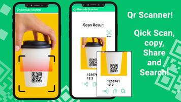 QR-Scanner und -Leser: Barcode Plakat