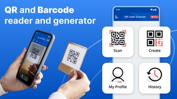 QR scanner - Barcode reader poster